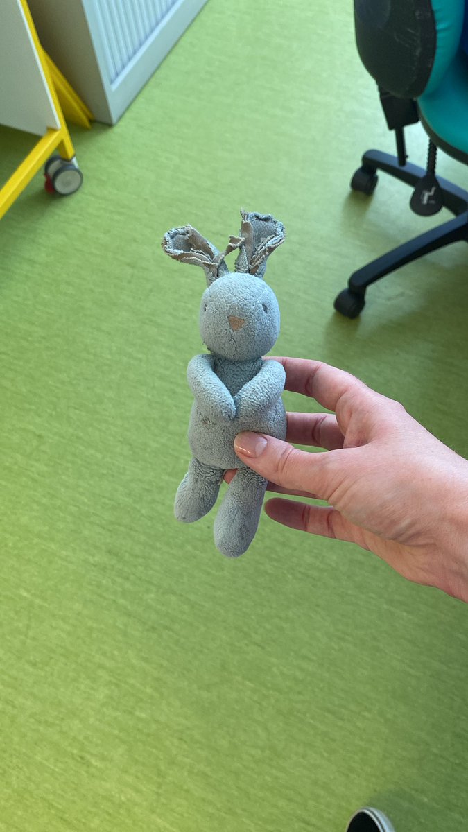 This much loved little friend has been left behind in our eye clinic. Please contact us if you have lost it so we can return it to you 
<a href="/AlderHey/">🏥 Alder Hey 💙</a>