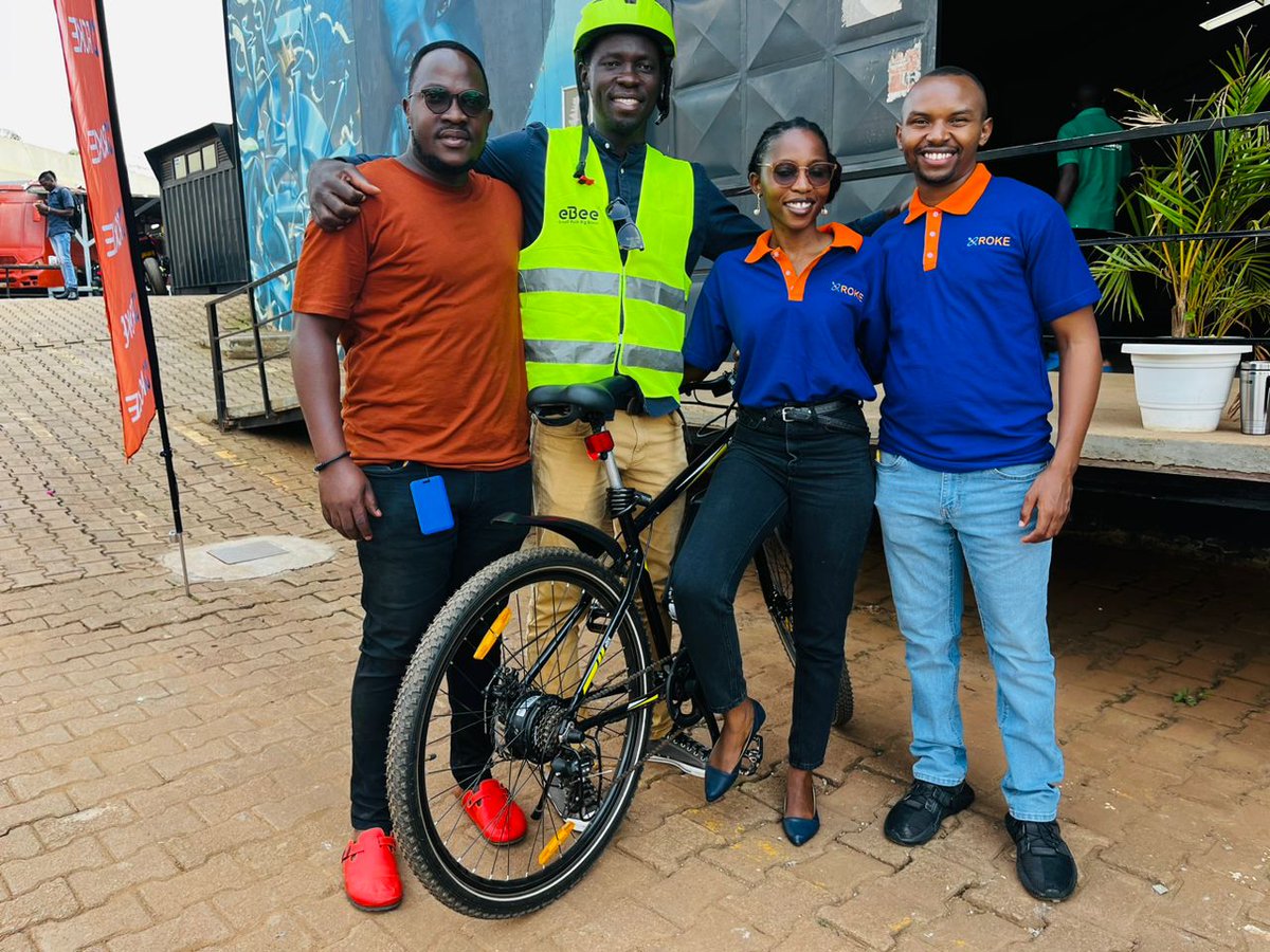 Owiny123's tweet photo. Met Team @roketelkomug at @MotivUG . Shared about @eBee_Uganda Electric Bicycles accelerating climate action, providing efficient & emission-free last-mile transportation for commuters & businesses. #SustainabilityInAction. Lets adopt electric bicycle for #zeroEmissionMobility https://t.co/cnNa6qNyLV