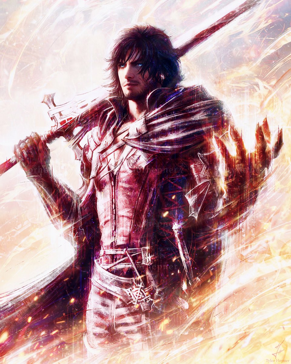 TylorHepnerArt's tweet photo. Excited to announce I had the honor of painting multiple artworks of Clive commissioned by @The_Ben_Starr himself!✨Here is the first piece!✨

Truly an honored beyond words✨#FF16 https://t.co/fJTjJu26bs