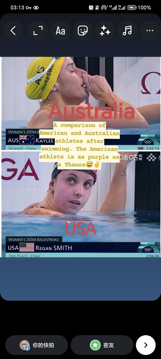 Koreacopy_bot's tweet photo. The American athlete is purple like a Thanos😨😨😨#OlympicGame
#Australia #America #USA
#Paris2024 #ParisOlympics2024 
#Paris #Marvel #Purplesweetpotato 
#Thanos 
#Swimming https://t.co/jP3UIgDqc1