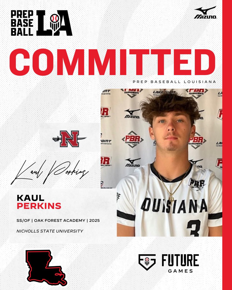 Prep Baseball Louisiana (@prepbaseballla) on Twitter photo Congratulations to 2025 Kaul Perkins (Oak Forest Academy) on his commitment to Nicholls State University. Perkins is the 16th commit from our 2023 Future Games team. #BeSeen
<a href="/AlexArmandPBR/">Alex Armand</a>
๐ค loom.ly/OBxS9ck Congratulations to 2025 Kaul Perkins (Oak Forest Academy) on his commitment to Nicholls State University. Perkins is the 16th commit from our 2023 Future Games team. #BeSeen
<a href="/AlexArmandPBR/">Alex Armand</a>
๐ค loom.ly/OBxS9ck