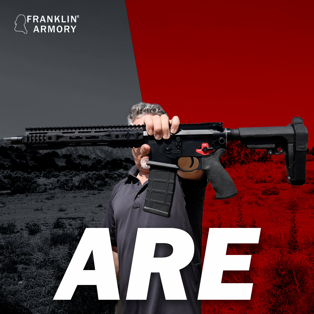 FranklinArmory's tweet photo. Celebrate and support #SBTactical's major victory!! Yes, those are braces! Yes, we have three new AR Pistol models...YES, Binary is Better!! https://t.co/SovjNyDzwR