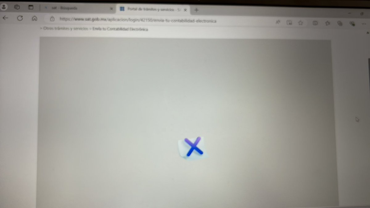 manuvillalbamon's tweet photo. @SATMX buenas tardes. No funciona desde hace mas de tres dias la funcion de envio de contabilidad electronica. Ya intente en edge y chrome, borrando cookies y cache. Alguna solución? https://t.co/6g1GW5vWVe