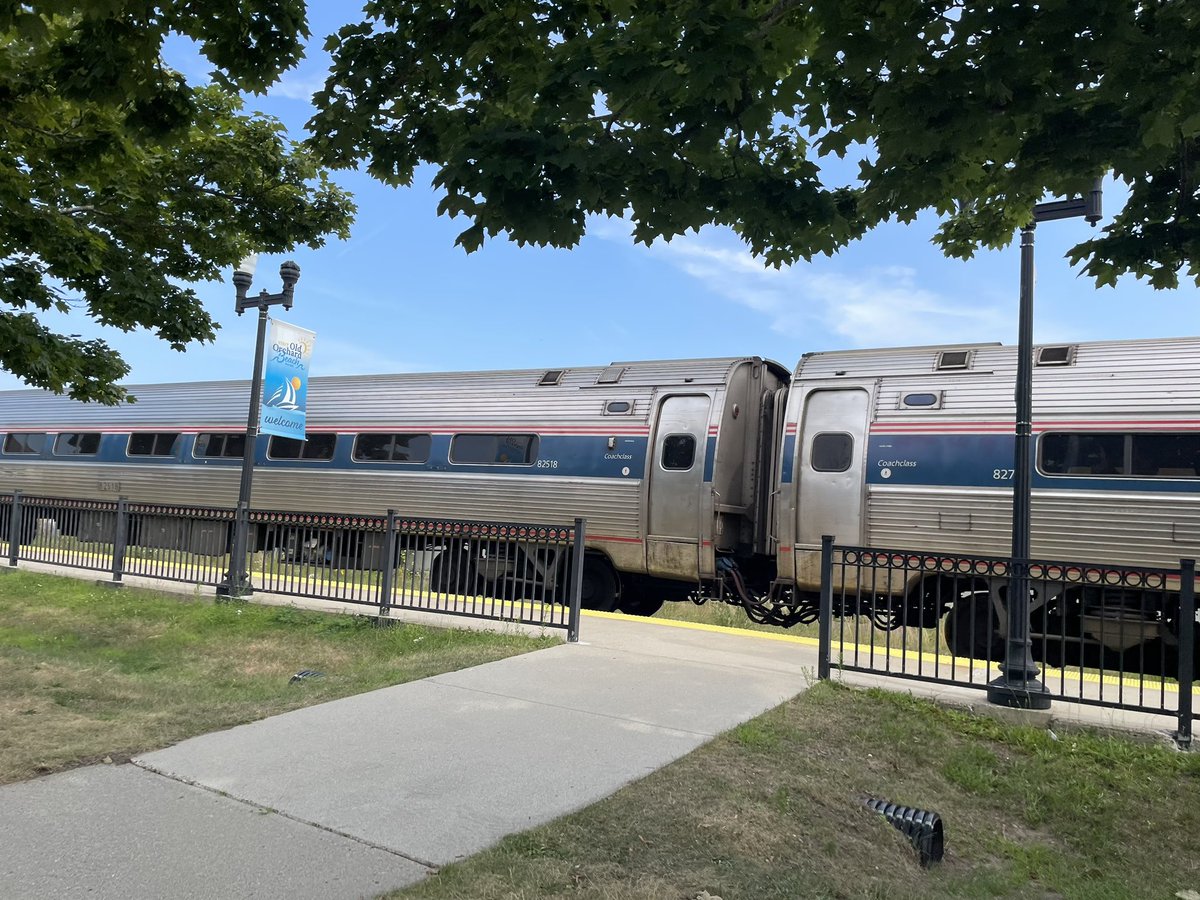 PKDinerUSA's tweet image. We finally made it to old Orchard Beach, Maine. ￼
#Amtrak #OldOrchardBeach  #Downeaster