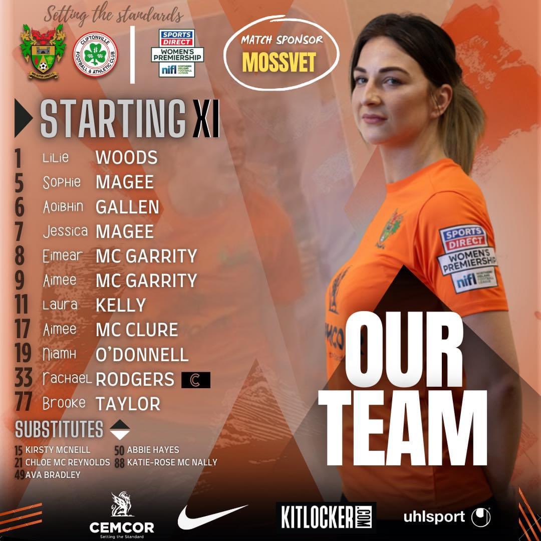 MidUlsterLadies's tweet photo. 🟠 STARTING XI ⚫️

#MULFC
#SportsDirectPrem https://t.co/uS8o5e4pcb