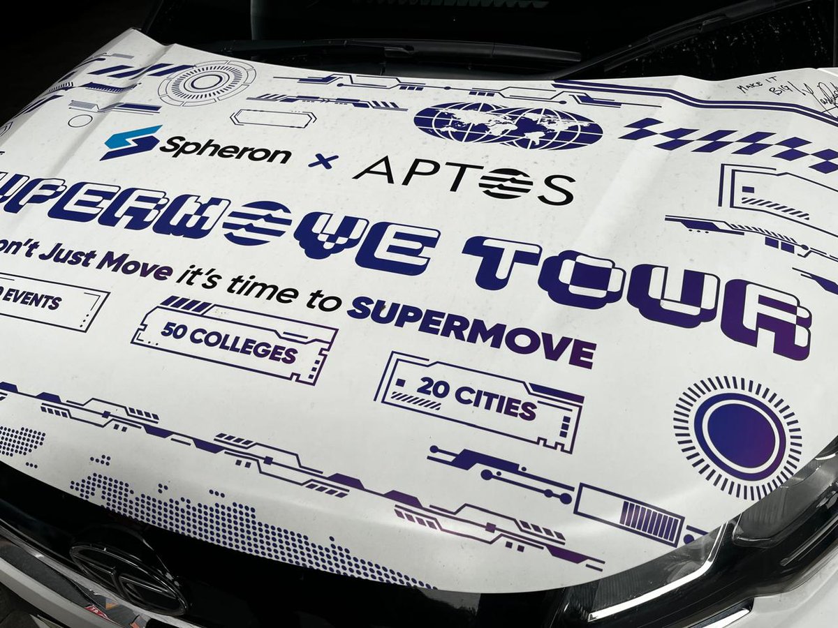 donnoguy's tweet photo. Awesome time at the Spheron SuperMove Tour  in Pune! 
Learned about dApps on Aptos, explored Move, deployed my smart contract on Aptos 👨‍💻

Thanks to the organizers! 🙌 
@spheron @Aptos https://t.co/v42wfPgIaD