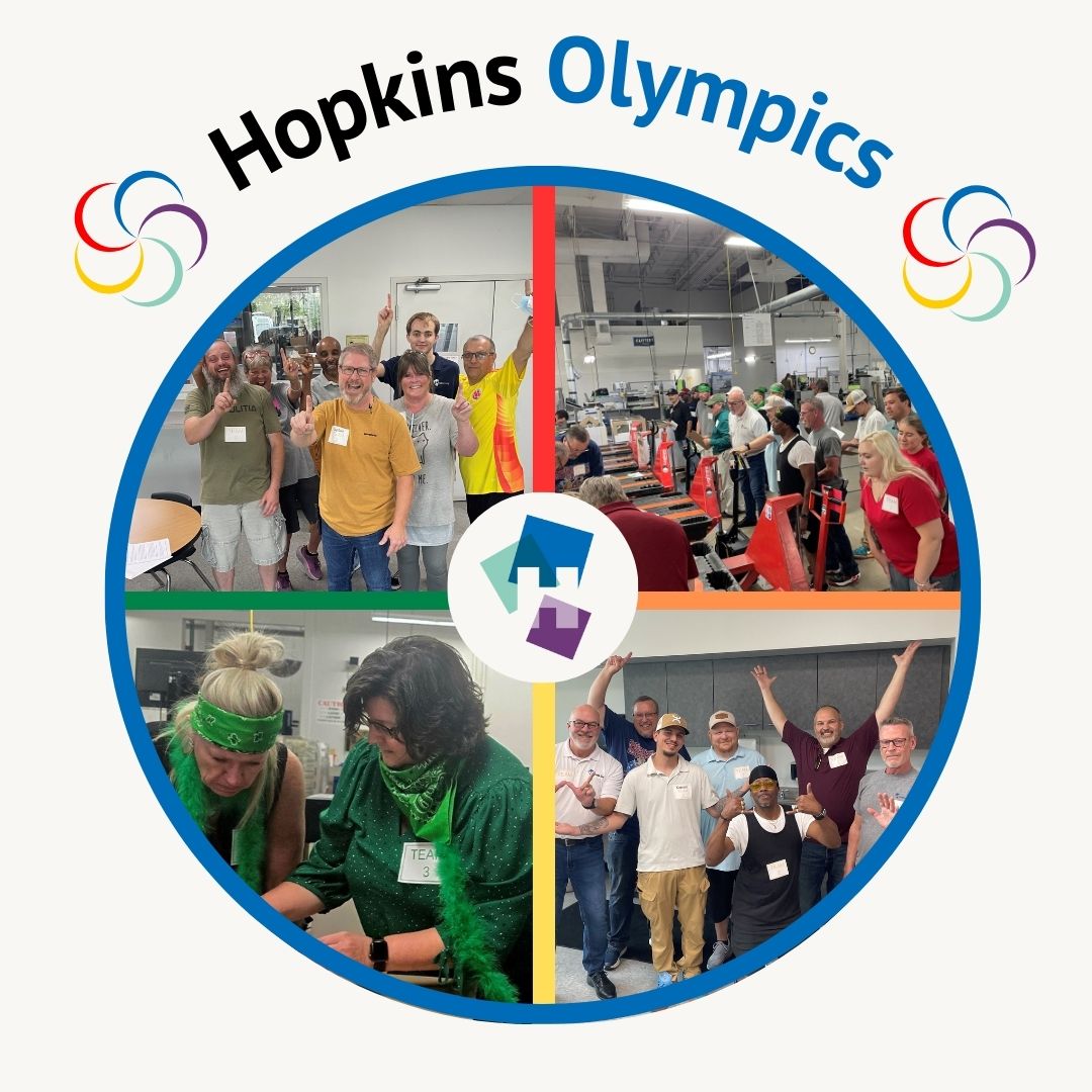 Yesterday was the first official "Hopkins Olympics"! Thank you to all our incredible employees who made it unforgettable. Team spirit and energy were off the charts! Go Hopkins! 🏅

#HopkinsOlympics #TeamSpirit #GoHopkins #Print #ColumbusOhio