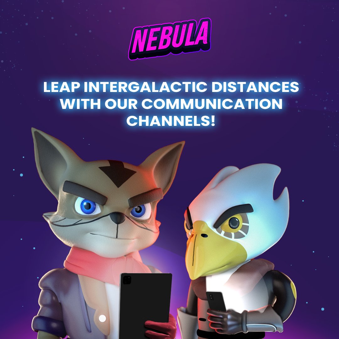 Sometimes outer space can feel really, really lonely… Don’t let that happen to you!

🚀 Invite your friends to join NEBULA and take them on the most epic adventures! 

Share the excitement, rally your crew, and expand the NEBULA universe. Your galactic journey begins now!