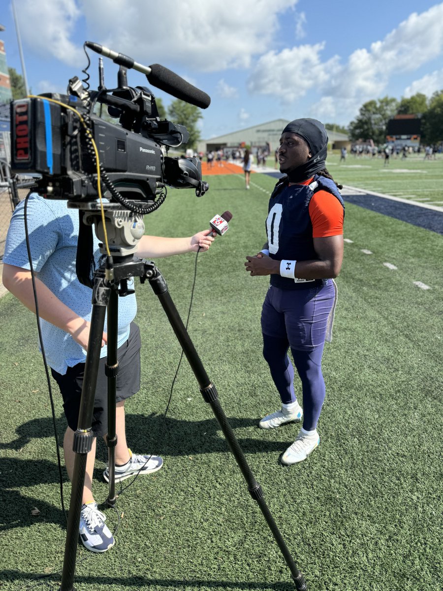 Thank you to <a href="/WPSDSports/">WPSD Sports</a> for coming down and checking out the opening days of camp for <a href="/UTM_FOOTBALL/">UT Martin Football</a>

Hear from both head coach Jason Simpson and defensive back Oshae Baker tonight!

#MartinMade