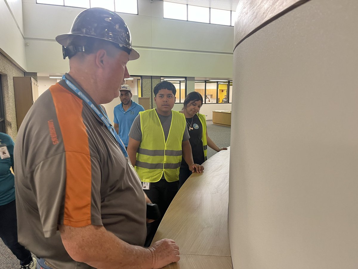 Celebrating our <a href="/AliefISD/">Alief ISD</a> summer construction interns on their last day! Proud to grow our own future leaders right here in Alief! #OneTeam #OneDream #WeAreAlief  <a href="/AliefBusiness/">Alief ISD Business</a>