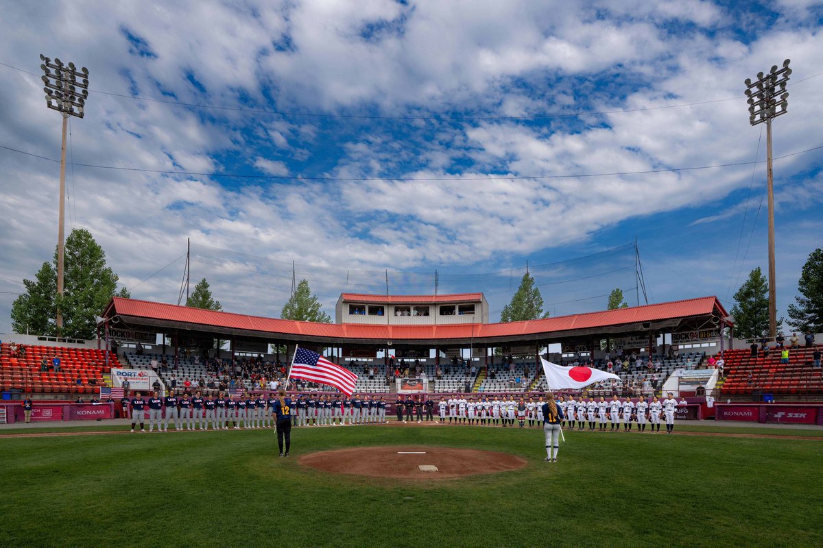 Grassroots Baseball (@grassrootsbb) on Twitter photo Team USA and Team Japan locked horns yesterday with the USA prevailing 4-3. Reigning three-time World Cup MVP Ayami Sato started for Japan. Jillian Albayati hit a 3R HR& Meggie Meidlinger, pitched 2.1 IP. The win snapped Japanโs World Cup winning streak of 39 gms
๐ธ: <a href="/jeanfruth/">Jean Fruth</a> Team USA and Team Japan locked horns yesterday with the USA prevailing 4-3. Reigning three-time World Cup MVP Ayami Sato started for Japan. Jillian Albayati hit a 3R HR& Meggie Meidlinger, pitched 2.1 IP. The win snapped Japanโs World Cup winning streak of 39 gms
๐ธ: <a href="/jeanfruth/">Jean Fruth</a>