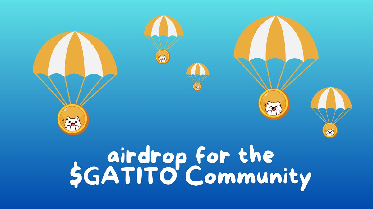 Gatitosolana's tweet photo. Airdrop campaign for the $GATITO community. 

Before our TGE, we want to keep motivating our amazing community, so we've launched a campaign through TaskOn where you can earn $GATITO tokens by completing a few simple tasks. 

https://t.co/XZJZ8piIZ4 https://t.co/jIZXZ8JED4