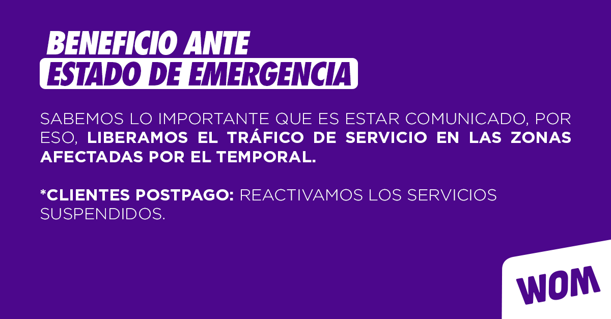 WOMTeAyuda Chile tweet media