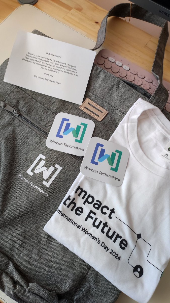 Thank you <a href="/WomenTechmakers/">Women Techmakers</a>. I love this! 👩🏽‍💻🫶🏽 #WTMambassador #Google