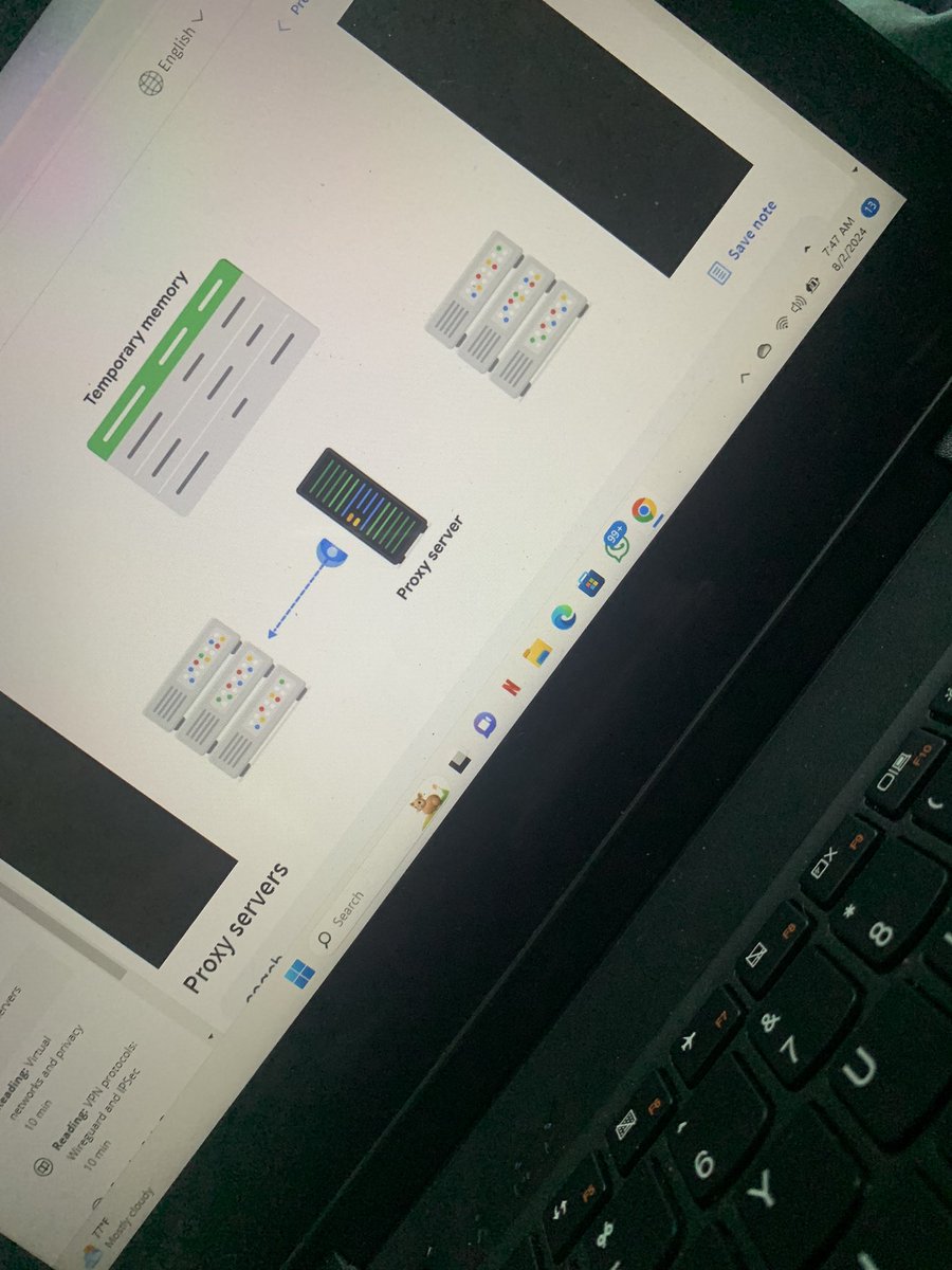 JirehsChild's tweet image. Day 16: Diving into Proxy Servers, Virtual Networks, and Privacy:-Today, I learned about the role of proxy servers, the functionality of virtual networks, and the importance of privacy in cybersecurity. 
#Cybersecurity #ProxyServers #VirtualNetworks #Privacy #TechLearning