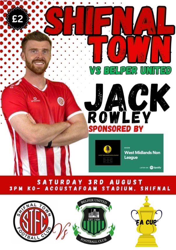 ON SALE | We will have our new look programmes on sale at the pay gate tomorrow for our <a href="/EmiratesFACup/">Emirates FA Cup</a> game against <a href="/BelperUnited/">𝙱𝚎𝚕𝚙𝚎𝚛 𝚄𝚗𝚒𝚝𝚎𝚍 | 🟢⚫️</a> so make sure you pick yours up on your way in