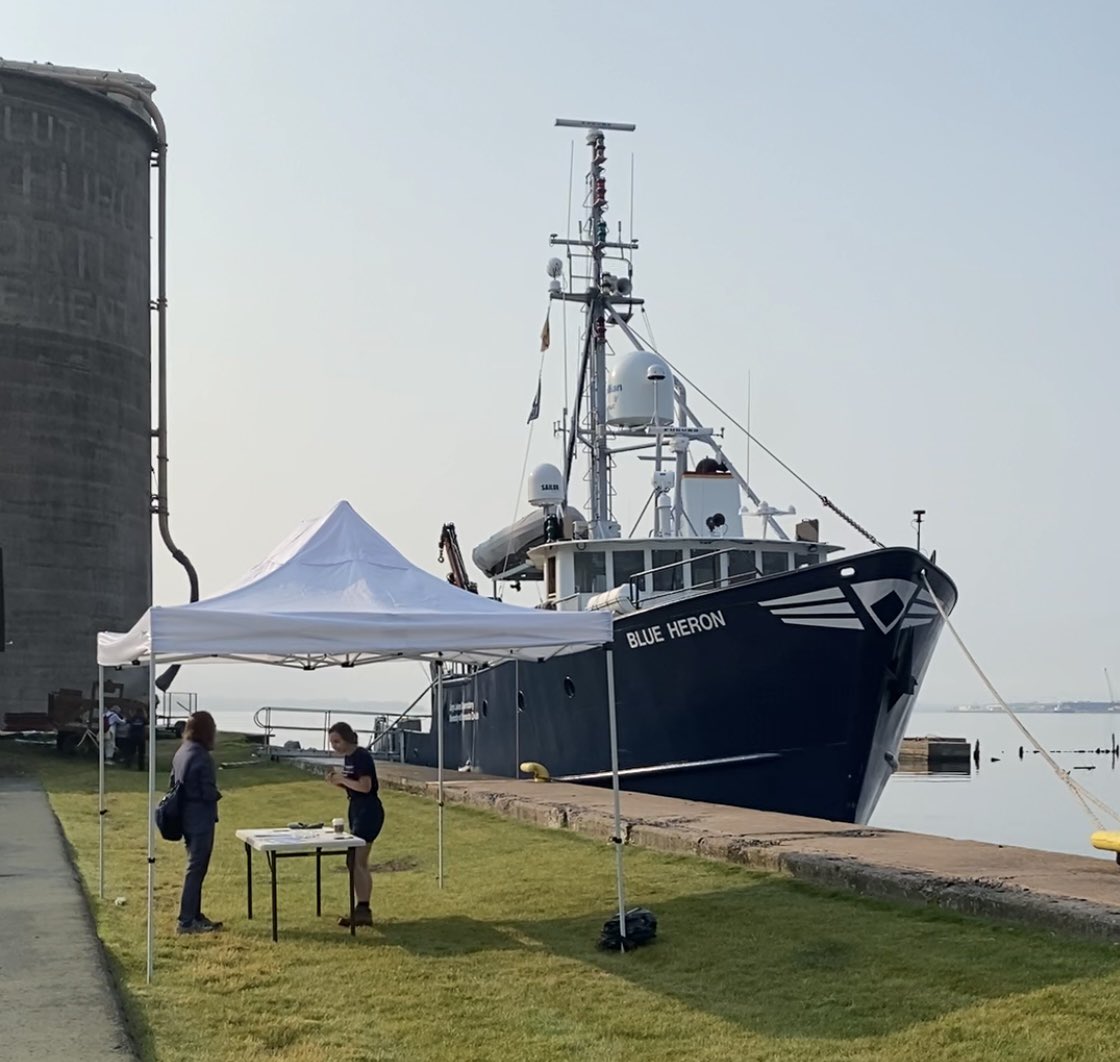 BioLimLab's tweet image. Large Lakes Observatory’s first annual Freshwater Discovery Day was a blast and a half! Thank you to everyone who came out for a fun day of science, and thank you to our lab members who volunteered at the event @DrewCheck @aliaunderwater @OkoboshiA