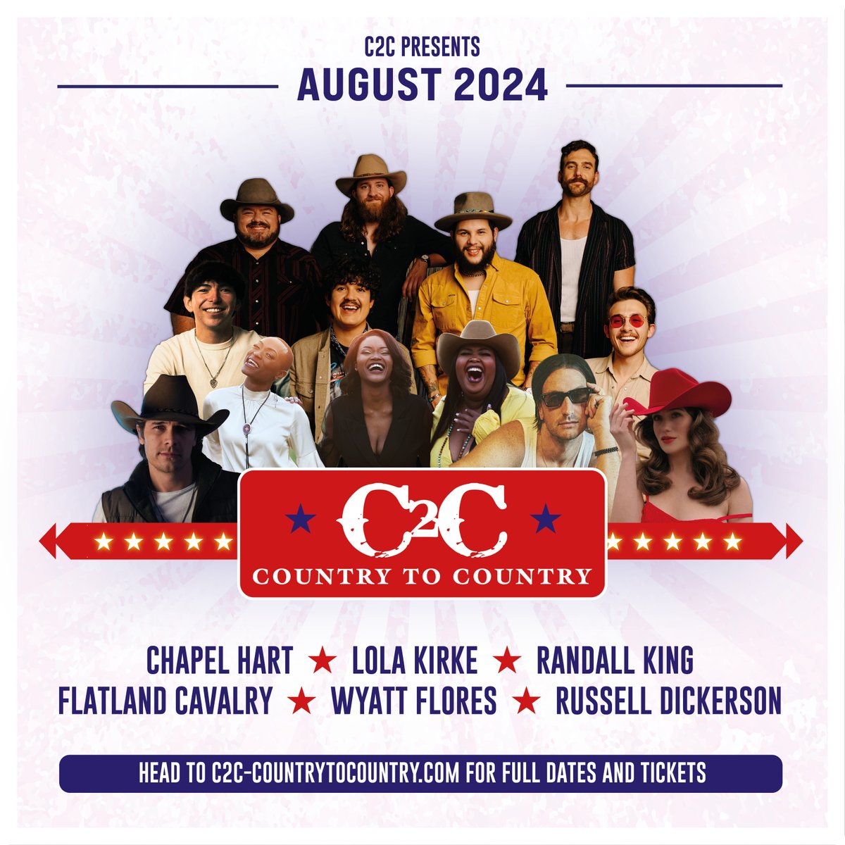 C2Cfestival's tweet image. COMPETITION! 🤠🤩 We're offering a ticket giveaway to win 1 pair of tickets from August shows listed here: C2C.lnk.to/Presents 

TO ENTER: Like, RT &amp;amp; comment tagging the lucky friend you'd bring

Winner announced next week. Good luck y'all🌟