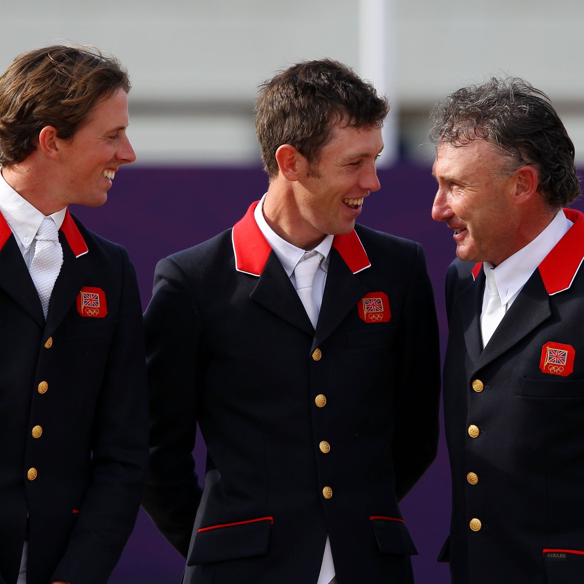 TeamGB's tweet photo. Legacy.

12 years on from winning gold in London with Peter Charles, Scott Brash &amp; Ben Maher win gold in Paris with his son, Harry ✨

#Paris2024 https://t.co/vR12mSomJh