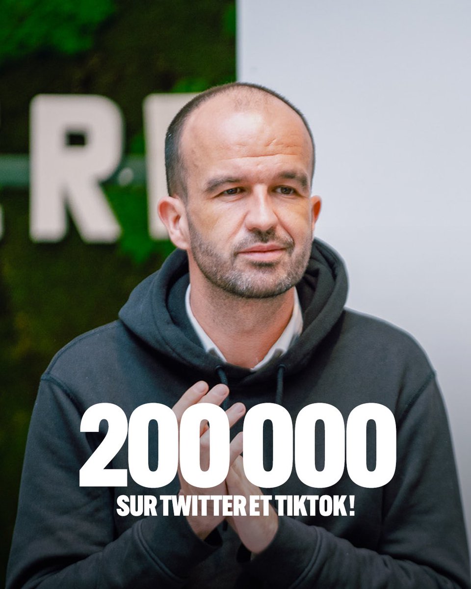 🎉 Vous êtes plus de 200 000 à me suivre sur Twitter et TikTok : merci !