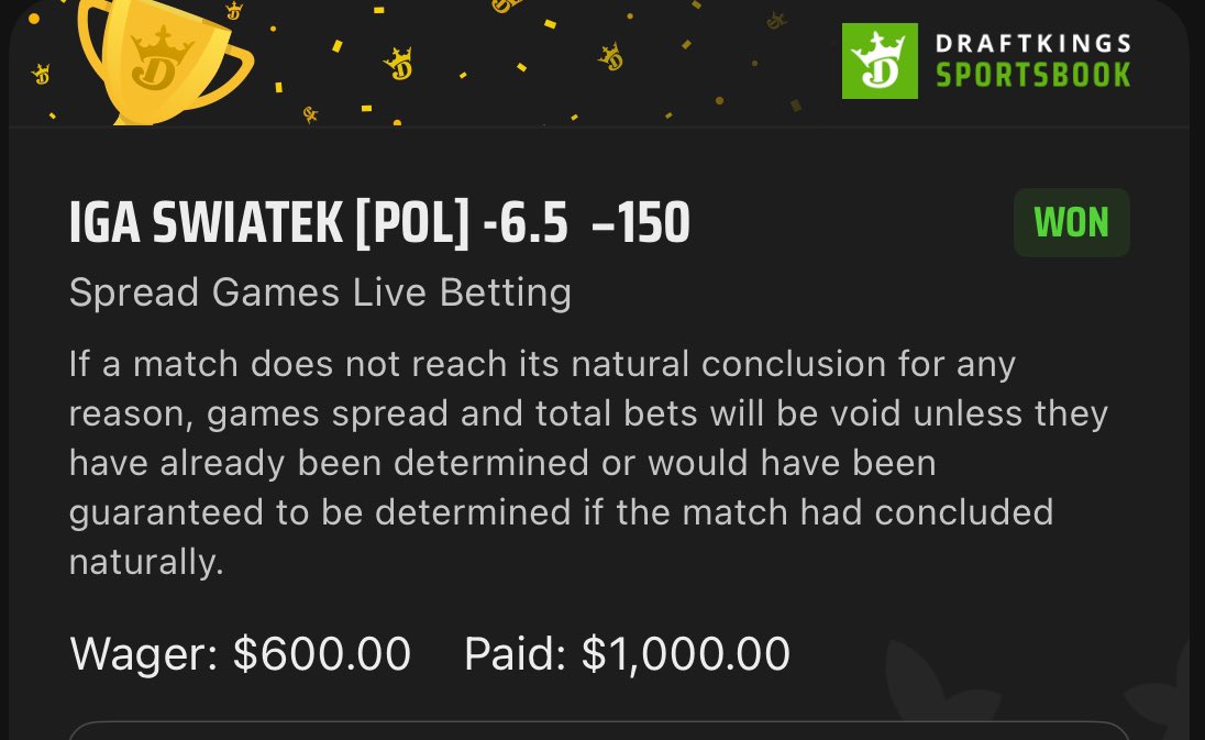 Awwooooo!!!! Played it safe and took the -6.5.  LFG King 💪