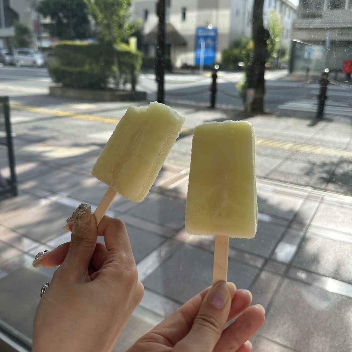 セブンのまるでマスカット🍦
美味しいよね💚💚💚