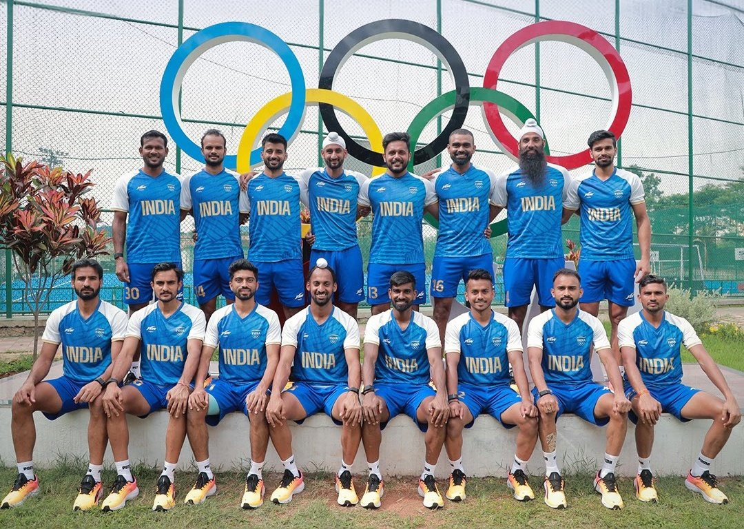 Anky1097's tweet photo. Congratulations, Team India! 🇮🇳💙 

#INDvsAUS #Hockey https://t.co/Zhw2gQrTpm