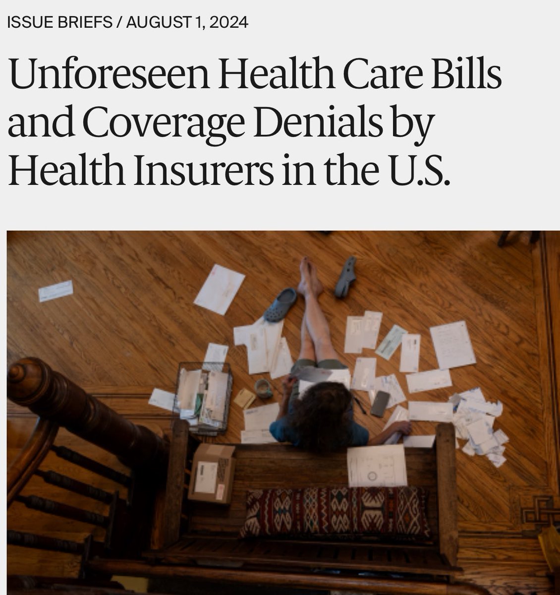 MaryBowdenMD's tweet image. There is a better way… Direct Primary Care and Direct Specialty Care. Use insurance for catastrophic care. I’m getting an MRI right now… $300.
- 45% percent of insured, working-age adults reported receiving a medical bill or being charged a copayment in the past year for a