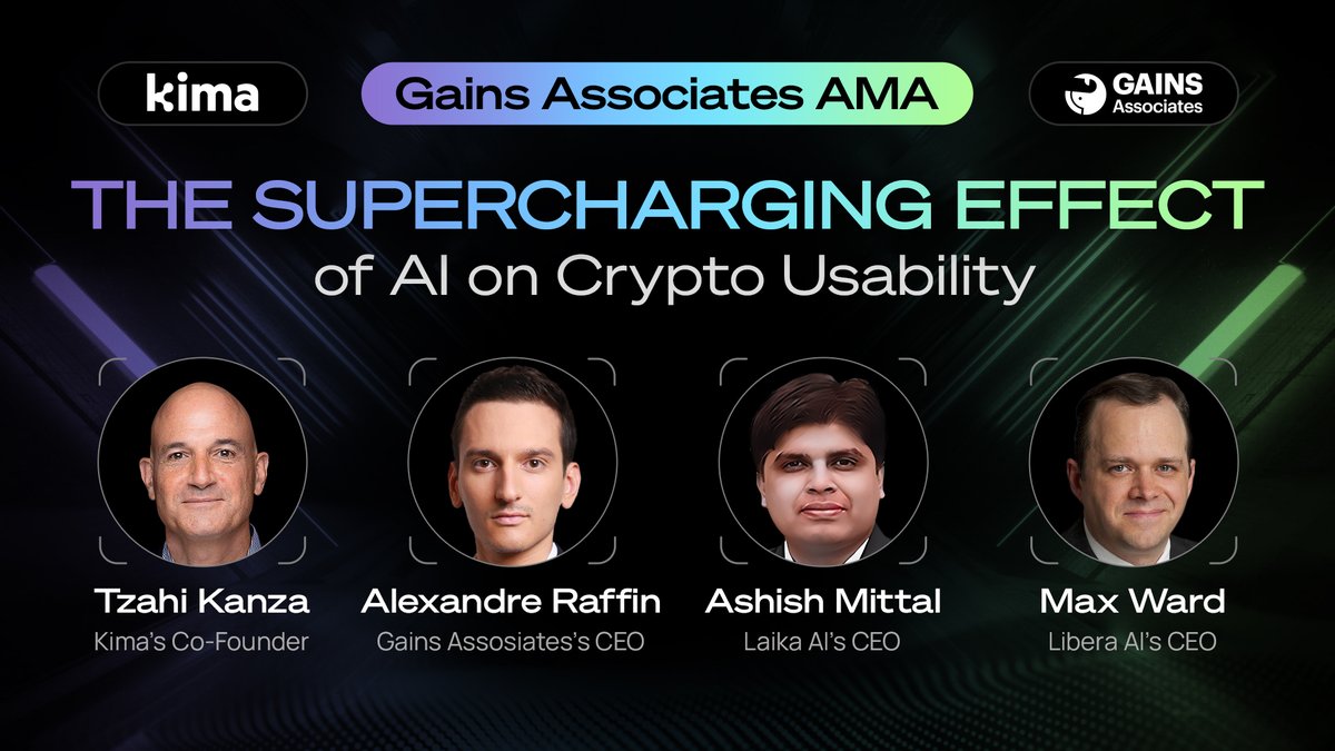 🚀 New AMA Video Alert: Watch Gains Associates AMA on YouTube!🚀  

We’re excited to share one of the latest AMAs with our partners from <a href="/GainsAssociates/">GAINS Associates</a>! 📢

  🤖✨Join our Co-Founder and COO, <a href="/tzahi_kanza/">Tzahi Kanza</a>, as he dives into an insightful discussion on the intersection of AI and