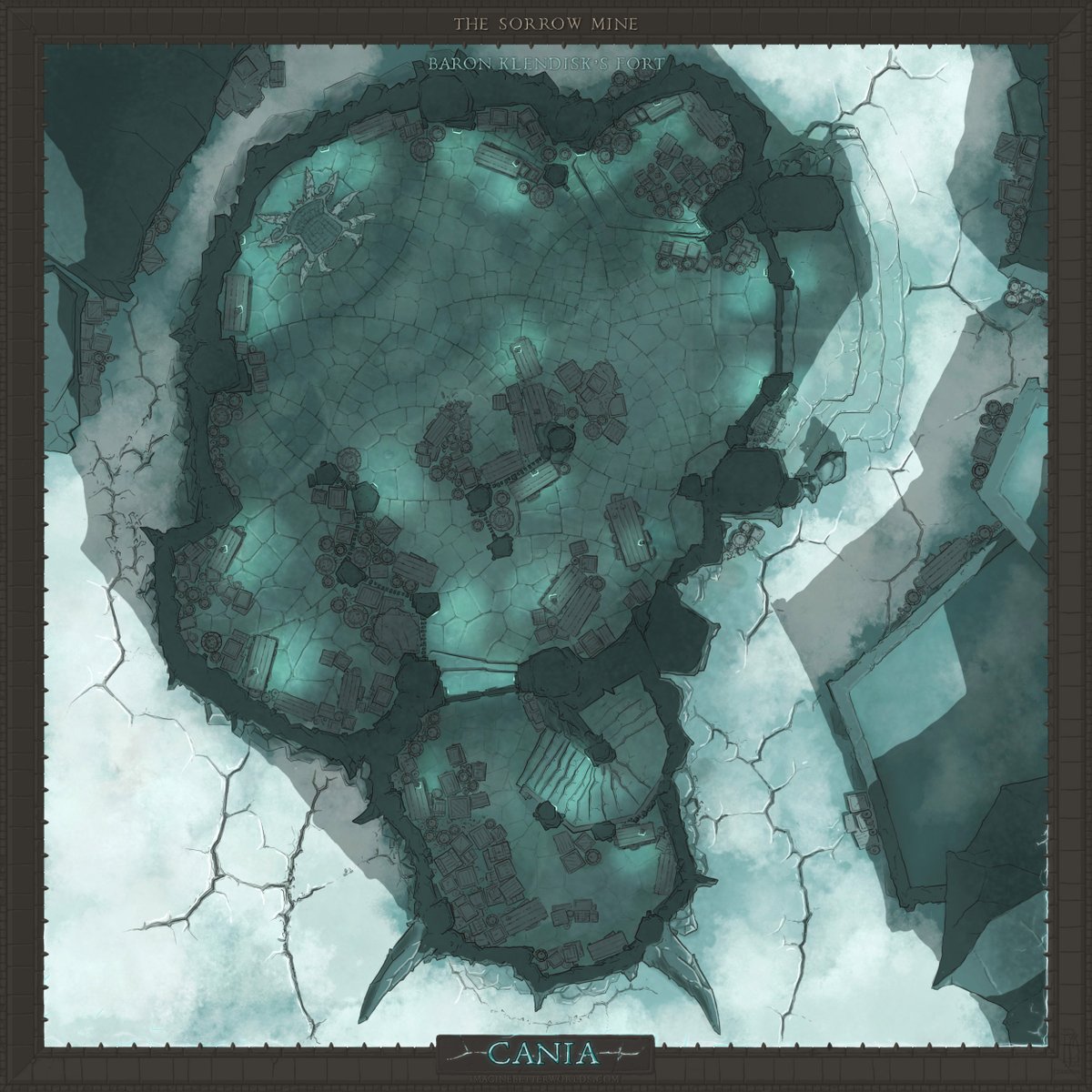 John Stevenson (@jstevensonart) on Twitter photo The Sorrow Mines in Cania, 8th level of the Nine Hells, done for <a href="/ArcanumWorlds/">Arcanum Worlds</a>
second one is Baron Klendisk's fort, in gray at bottom of image one The Sorrow Mines in Cania, 8th level of the Nine Hells, done for <a href="/ArcanumWorlds/">Arcanum Worlds</a>
second one is Baron Klendisk's fort, in gray at bottom of image one