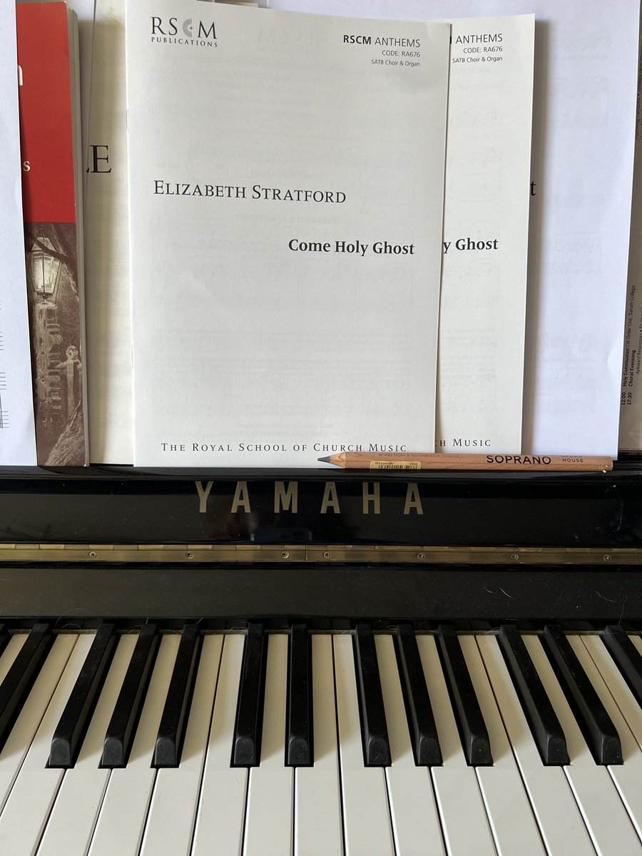 ElizStratford's tweet photo. So excited to announce that Come Holy Ghost is now available to purchase-perfect piece for baptisms, confirmations, ordinations and of course, Pentecost! @RSCMCentre https://t.co/Qf5M7vtWiw https://t.co/K5zOwTnmPZ