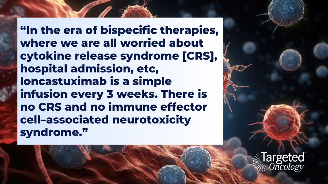 Targeted Oncology (@targetedonc) on Twitter photo Amitkumar Mehta, MD, (<a href="/Lymphoma_MD/">Amitkumar Mehta, MD</a>) of <a href="/ONealCancerUAB/">UAB O'Neal Comprehensive Cancer Center</a> discussed the study design of the LOTIS-2 trial and adverse events related to loncastuximab tesirine in #DLBCL. #LYMSM
targetedonc.com/view/takeaways… Amitkumar Mehta, MD, (<a href="/Lymphoma_MD/">Amitkumar Mehta, MD</a>) of <a href="/ONealCancerUAB/">UAB O'Neal Comprehensive Cancer Center</a> discussed the study design of the LOTIS-2 trial and adverse events related to loncastuximab tesirine in #DLBCL. #LYMSM
targetedonc.com/view/takeaways…