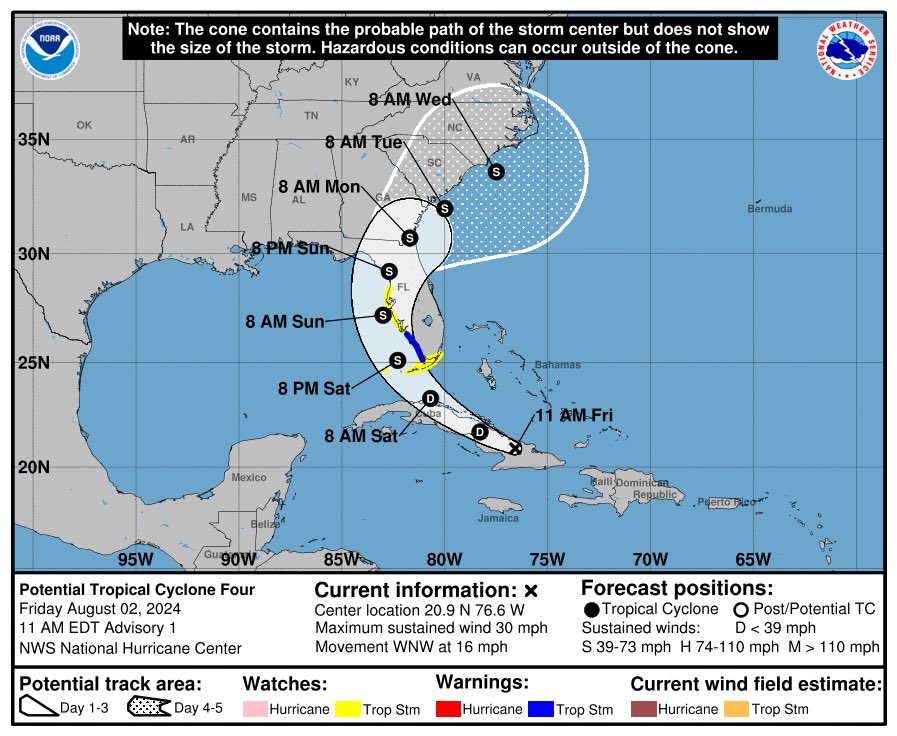 Hurricane Tracker App tweet media
