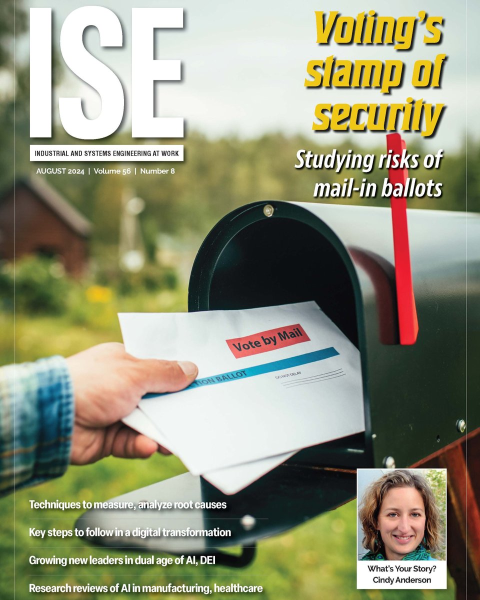 iisenet's tweet photo. The August issue of #ISEmagazine is now online. Read this month's cover story:

"Securing votes the ISE way"
Assessing threats, solutions to mail-in balloting.
By Vanessa Gregorio, Natalie M. Scala and Josh Dehlinger

https://t.co/AvpPCb5XuW https://t.co/GM7eSaWsZl