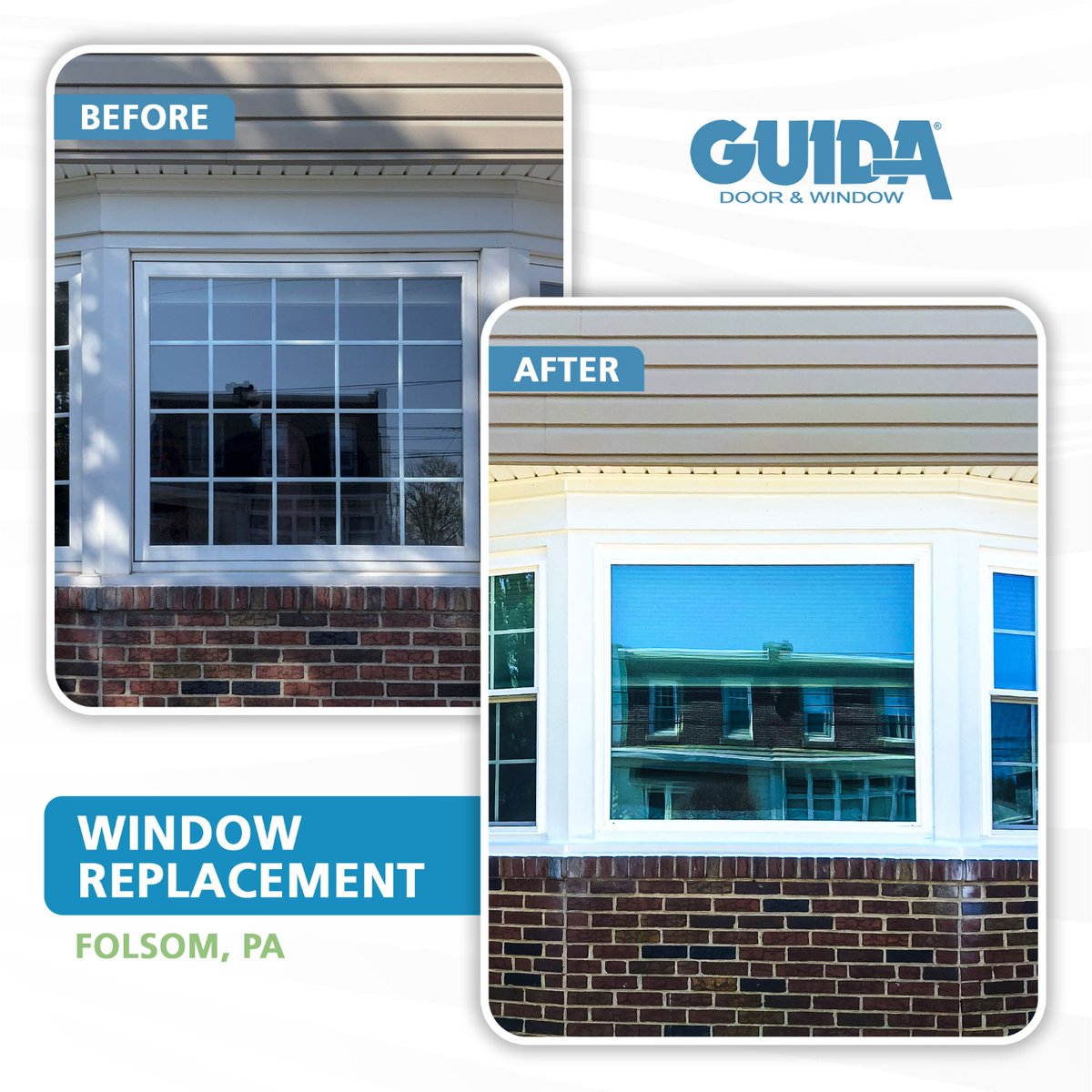 GoGuida's tweet image. Looking to replace old, drafty windows? Our energy-efficient vinyl windows can help lower your energy bills and improve home comfort. 🪟💡 

#EnergyEfficiency #VinylWindows #HomeImprovement #GuidaQuality #SaveEnergy #Guida #BeforeAndAfter