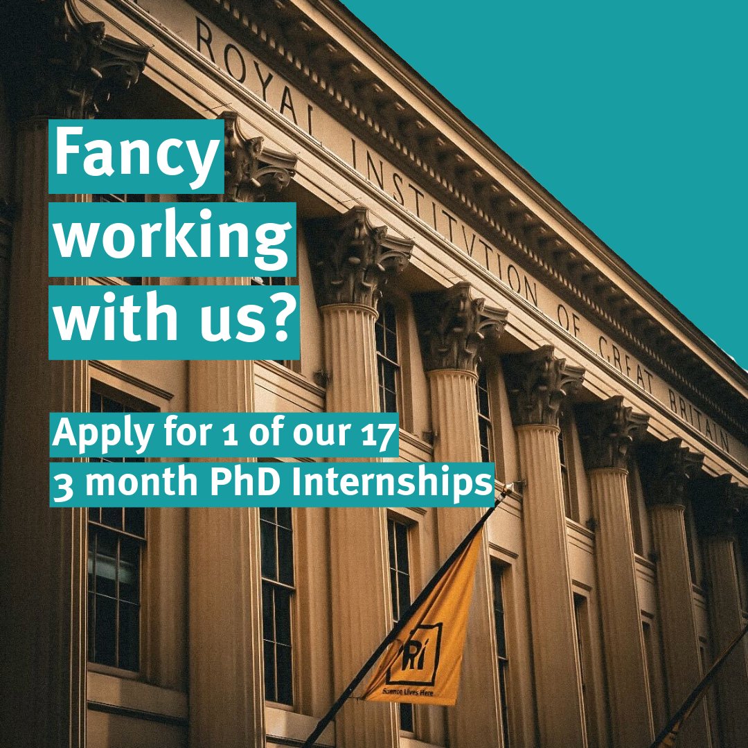 Would you like to join our community of talented PhD Interns?  

We've just extended the deadline for applications 🎉

We have 17 placements available, spanning an exciting mix of departments. 

Application deadline: 12/08/24  

Further details here: rigb.org/about-us/work-…