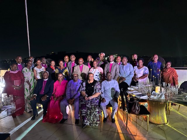 So thankful to Mr. Yinka Fisher for hosting our Bishops (Rwandan) at his house for dinner. A GAFCON leader.