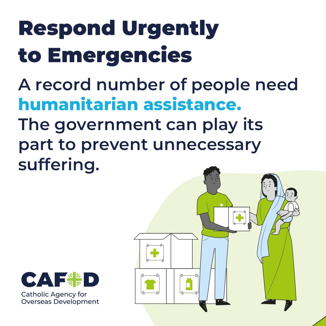 Record numbers of people currently require humanitarian assistance. The UK Government can and must play its part by responding efficiently to emergencies.

Find out more and contact your MP. ⤵️