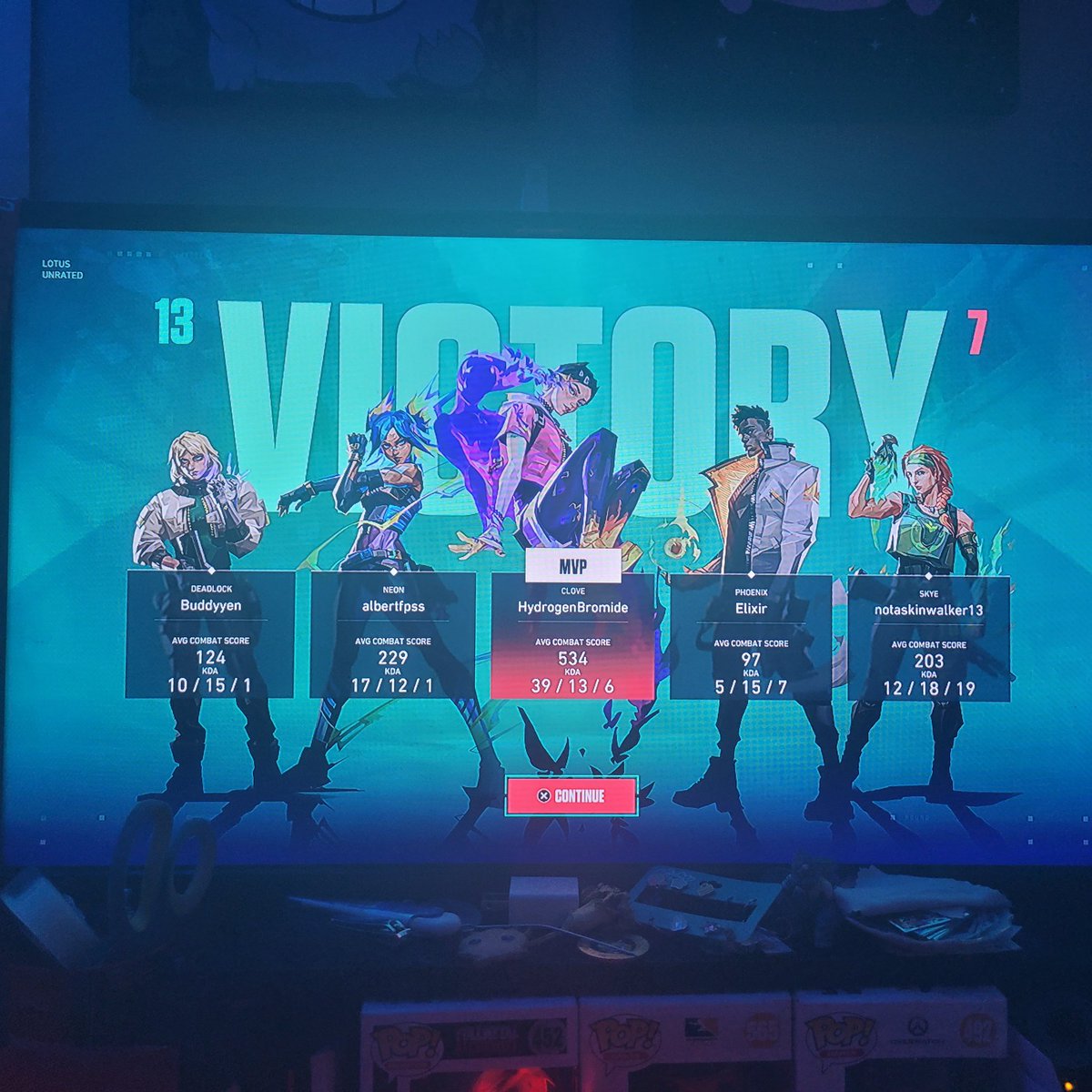 BromideOW's tweet photo. My personal best so far on #VALORANT I was kinda wildin this game. https://t.co/6ePuwsmceg