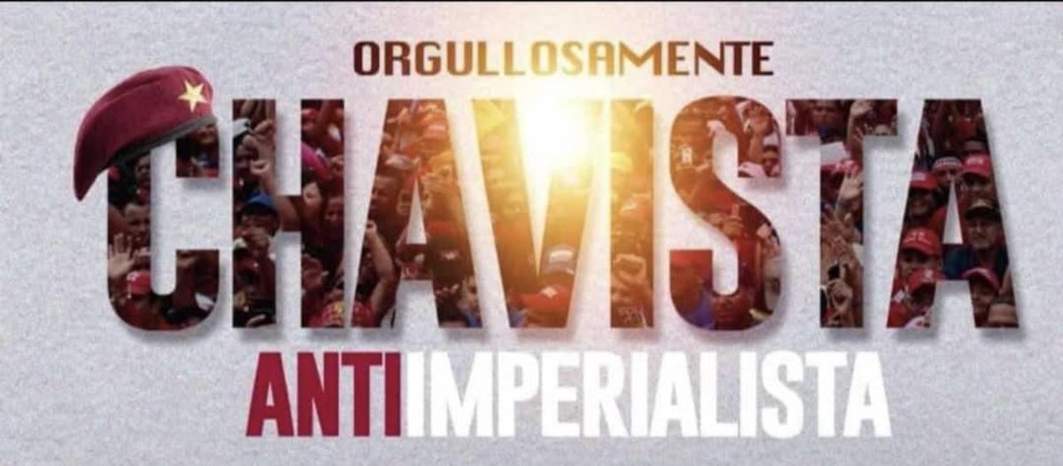 Quiero dejar claro que NO apoyo NI avalo las posturas de NINGÚN miembro de mi familia sobre la situación política de #Venezuela.

El que quiera saber qué opino yo, solamente tiene que ver mis cuentas en RRSS. 

Respeto y amo a mi familia, pero yo SOY y SERÉ SIEMPRE, irrevocable y