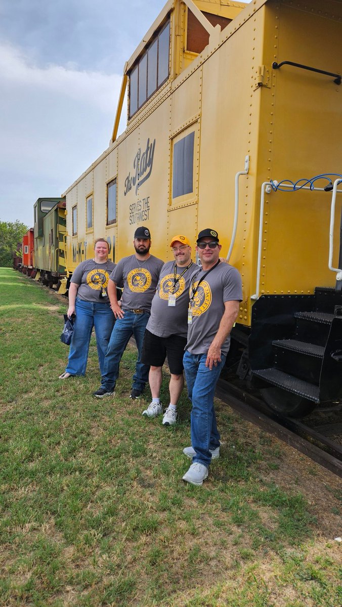 All aboard the Yellow Jacjet Express! #dhs1
