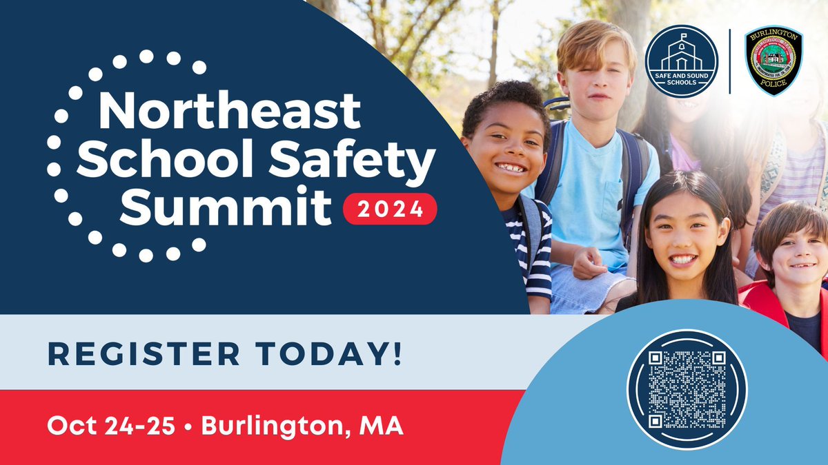 📢 ICYMI: We announced new dates for our Northeast School Safety Summit! Join us on Oct 24-25 in #MA to learn from nationally recognized speakers, explore best practices, discover programs, and gain actionable insights for the new school year and beyond! bit.ly/4dgwGye