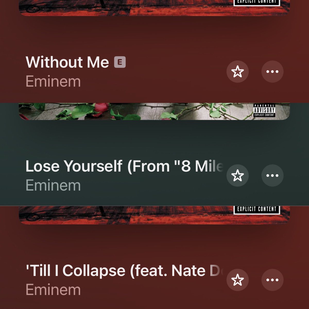 HipHopAllDay's tweet photo. Eminem becomes the first rapper EVER to have 3 lead songs surpass 2 billion streams on Spotify 🔥🤯

'Till I Collapse' now joins 'Lose Yourself' &amp; ‘Without Me' in reaching this milestone. https://t.co/Zg7QaKYmKS