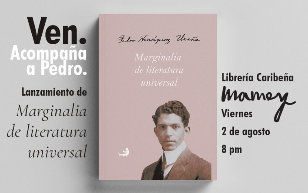Si eres admirador de Pedro Henríquez Ureña ✍️, no te pierdas hoy esto 👇.

Nos vemos allá.