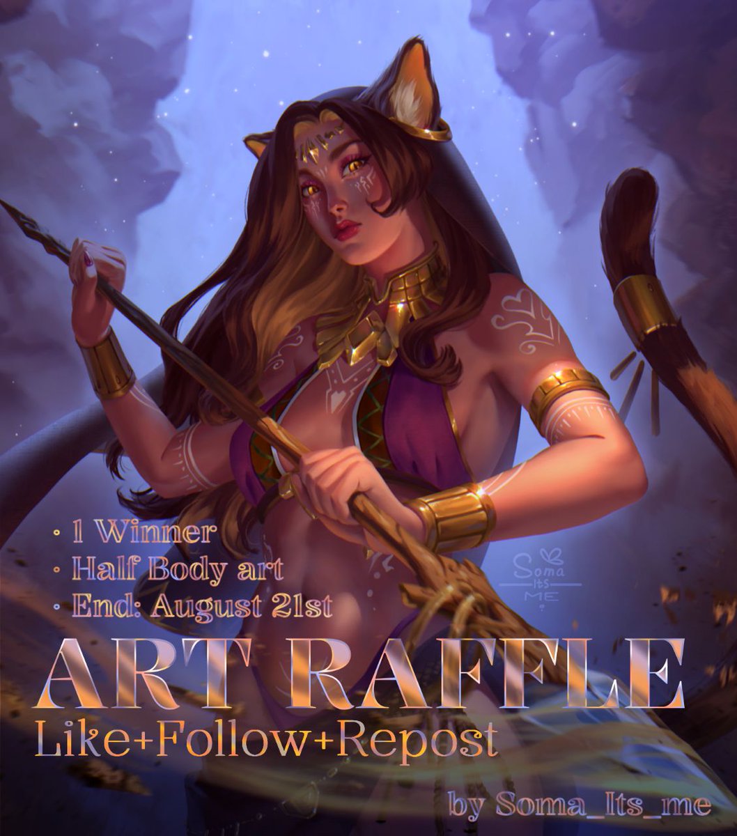 ⭐ ART RAFFLE ⭐

Prize: you'll get a half body art of your OC

Rules:
• Like + Follow + Repost
• Comment with your OC (if you'd like) 
• No NSFW pls

End: August 21st
GOOD LUCK! 💫
#artraffle #raffle