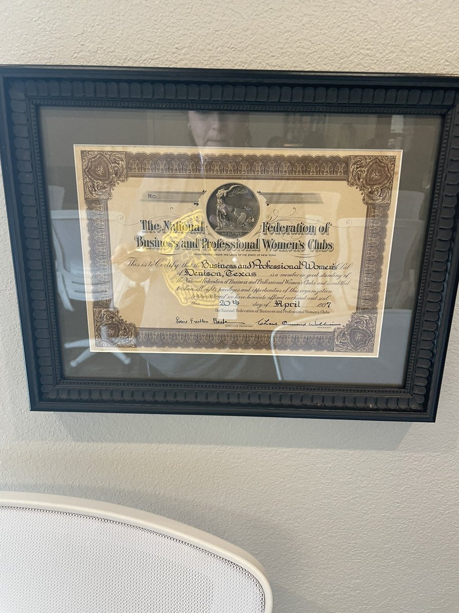 At the <a href="/DenisonChamber/">Denison Chamber</a> we learned that Denison has been supporting real strong women since 1937! #beautyandbrains #womensupportingwomen #leopards <a href="/DISDLearns/">𝐃𝐞𝐧𝐢𝐬𝐨𝐧 𝐈𝐒𝐃 𝐋𝐞𝐚𝐫𝐧𝐬</a> <a href="/DISDDirector/">Shonda Cannon</a> <a href="/denisonisd/">𝗗𝗲𝗻𝗶𝘀𝗼𝗻 𝗜𝗦𝗗</a> @lamarleadeb 💪