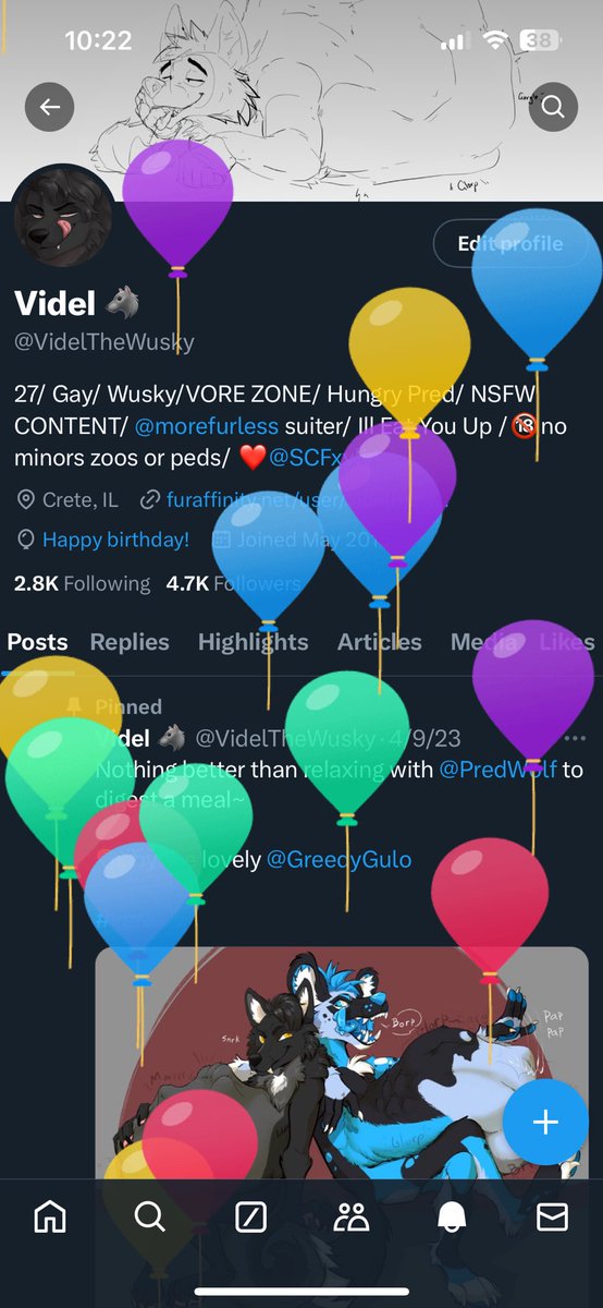 Im gonna eat the balloons