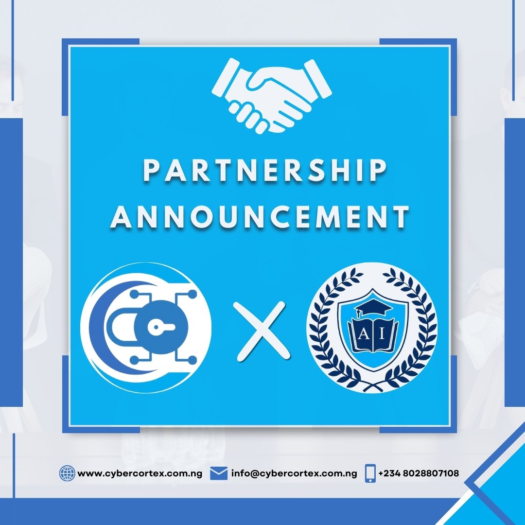 cybercortex_'s tweet photo. 🌟 Partnership Announcement! 

We are excited to announce that Cyber Cortex has partnered with A-I Vocational Training Institute of Cybersecurity! 

This collaboration will provide invaluable opportunities to aspiring defenders through hands-on internships, https://t.co/M0WvJhfwn5