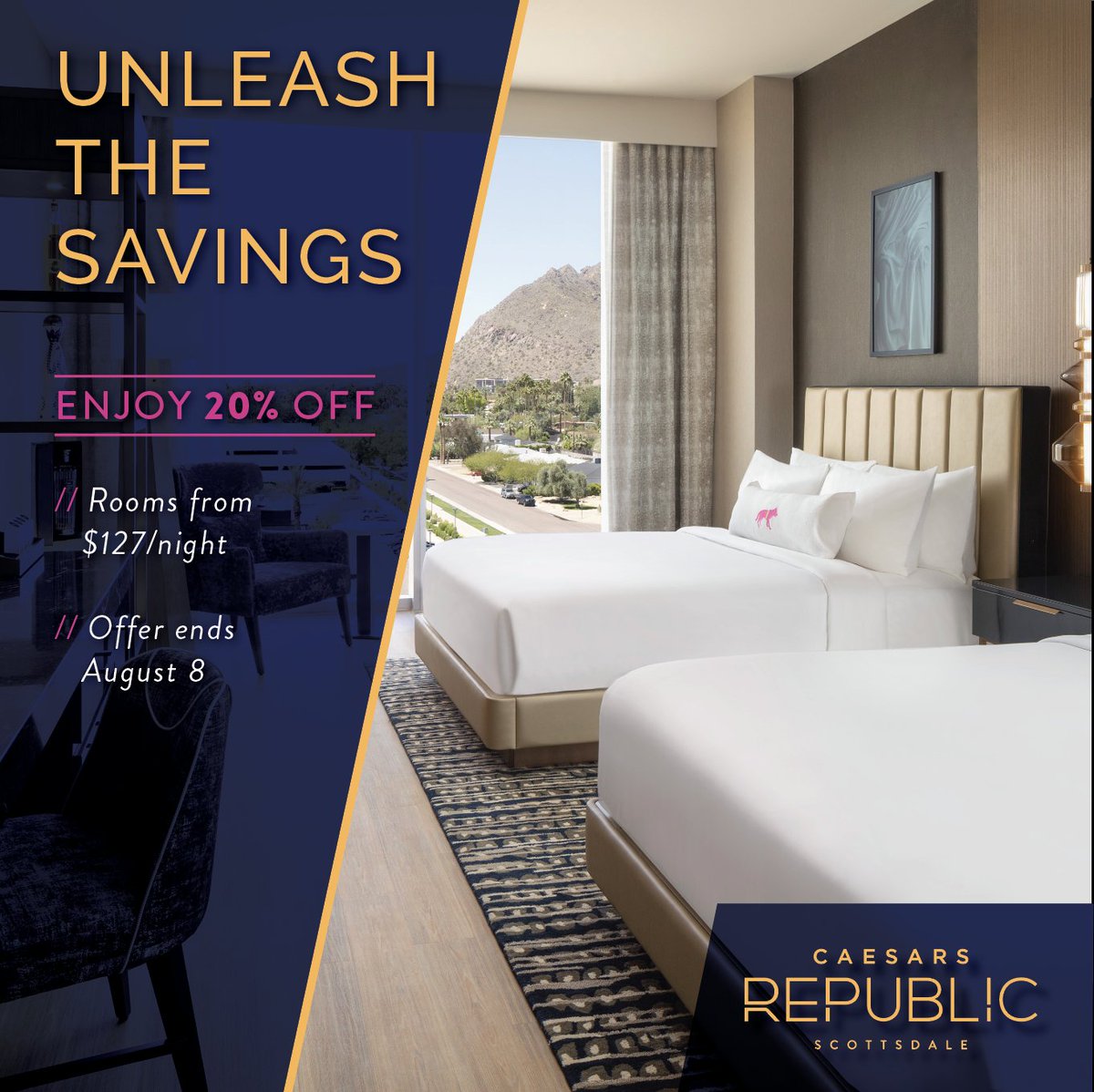 Caesars Republic Scottsdale, a Hilton Hotel tweet media