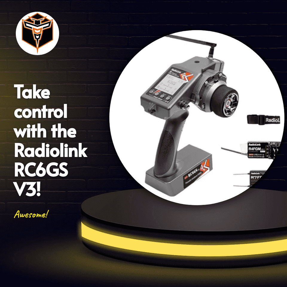 AltoneTech's tweet photo. Take control with the Radiolink RC6GS V3! https://t.co/SFFfh8OCOW #AlTone #Radiolink #Logie #ad https://t.co/urvN9Ziqdc